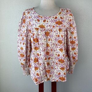 Universal Thread Long Sleeve Floral Top Size XL EUC